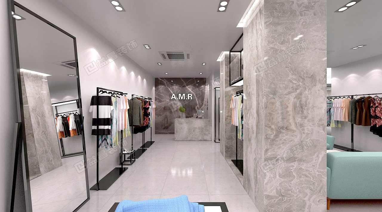 A.M.R服装店装修设计案例
