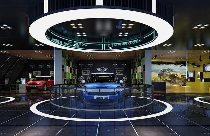 汽车展厅在设计时选用什么样的风格