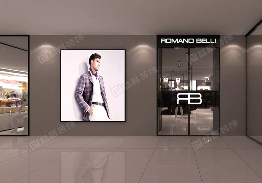 ROMANO BEIL品牌男装店装修设计案例